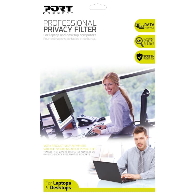 Port Connect Privacy Filter 2D 14″ – Gold