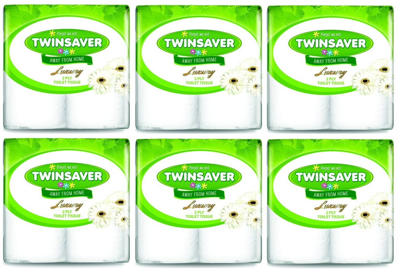 Twinsaver – Toilet paper – Luxury Soft Toiletpaper – 2 Ply (24 x Rolls)