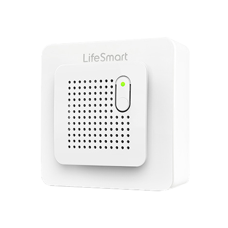 Lifesmart Flammable Gas Sensor with Built-in alarm – White