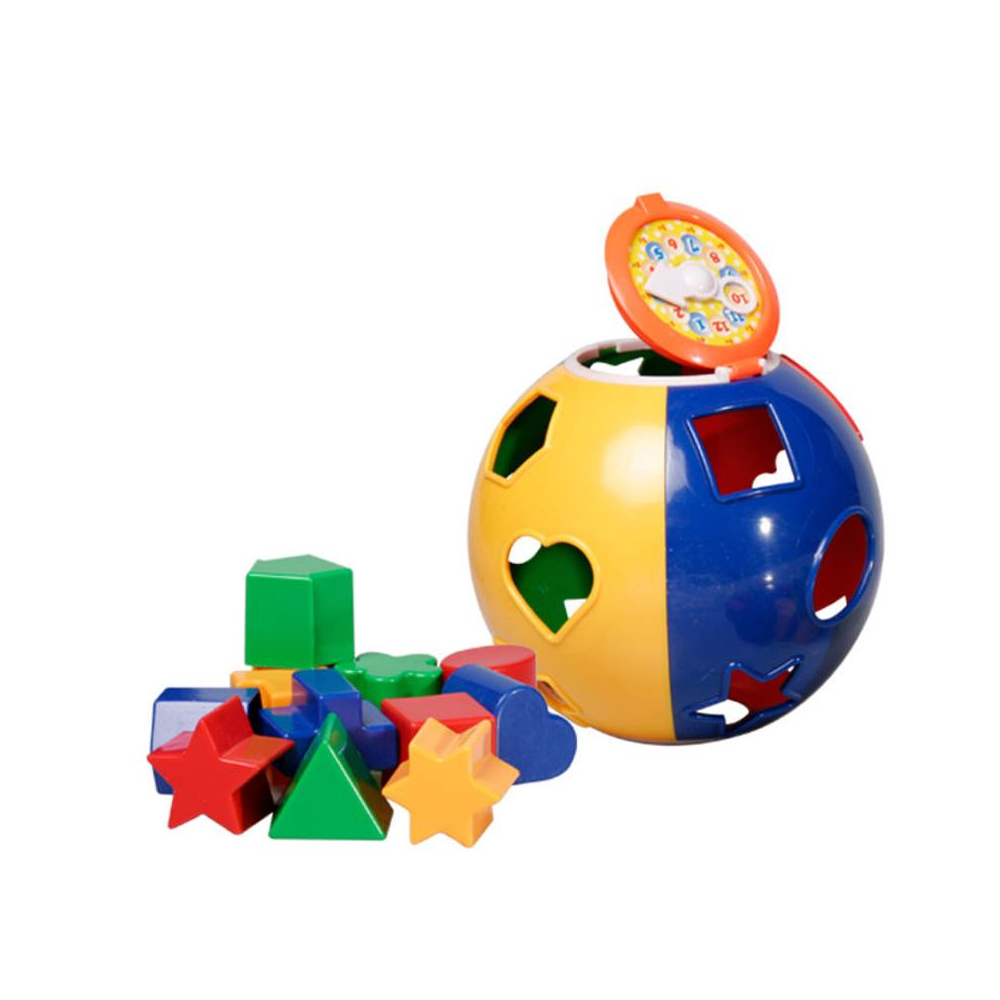 Educational Baby Game with Shapes and Beginner Clock