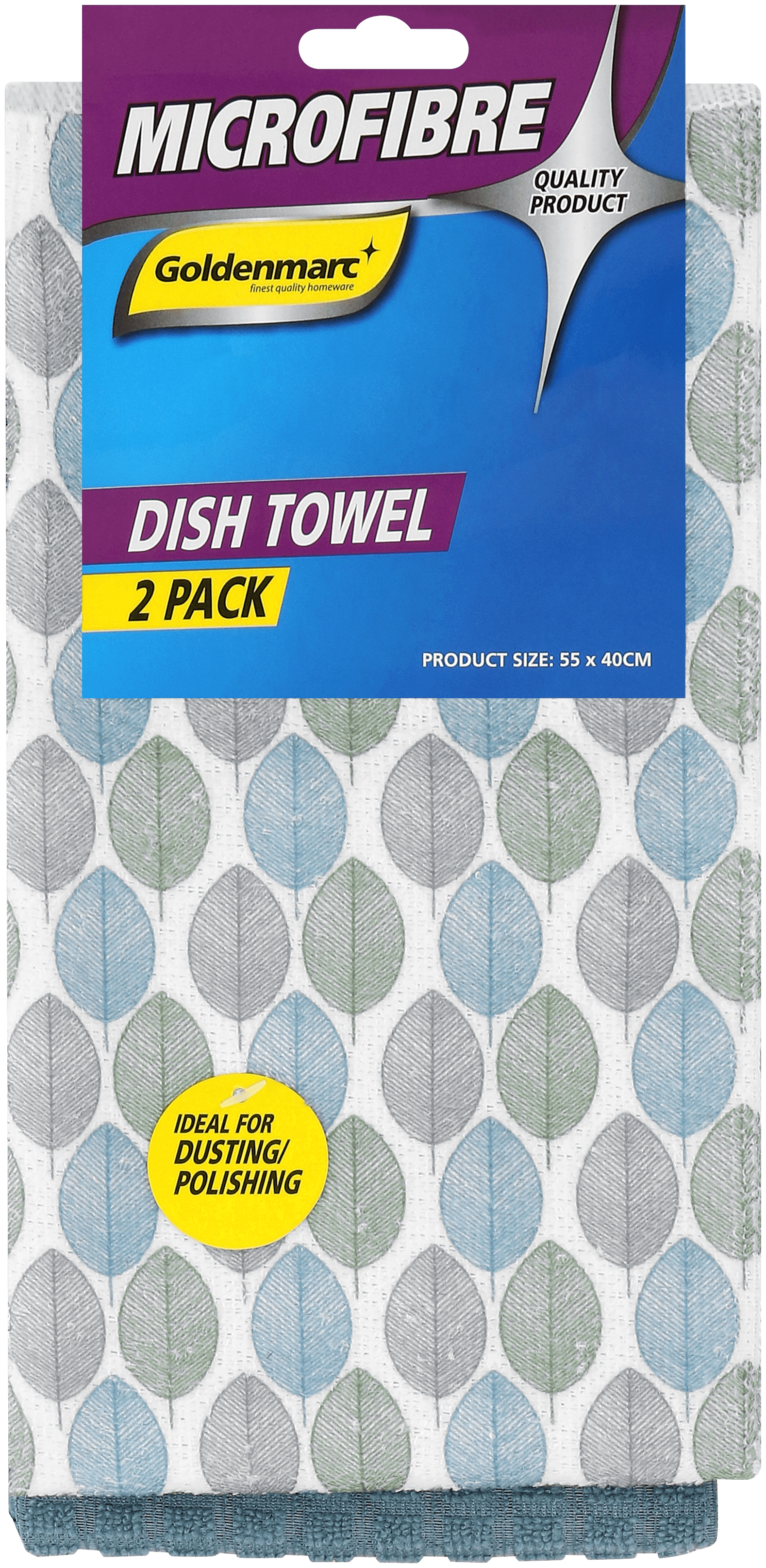 Goldenmarc – Microfibre Dish Towel – 2 Pack