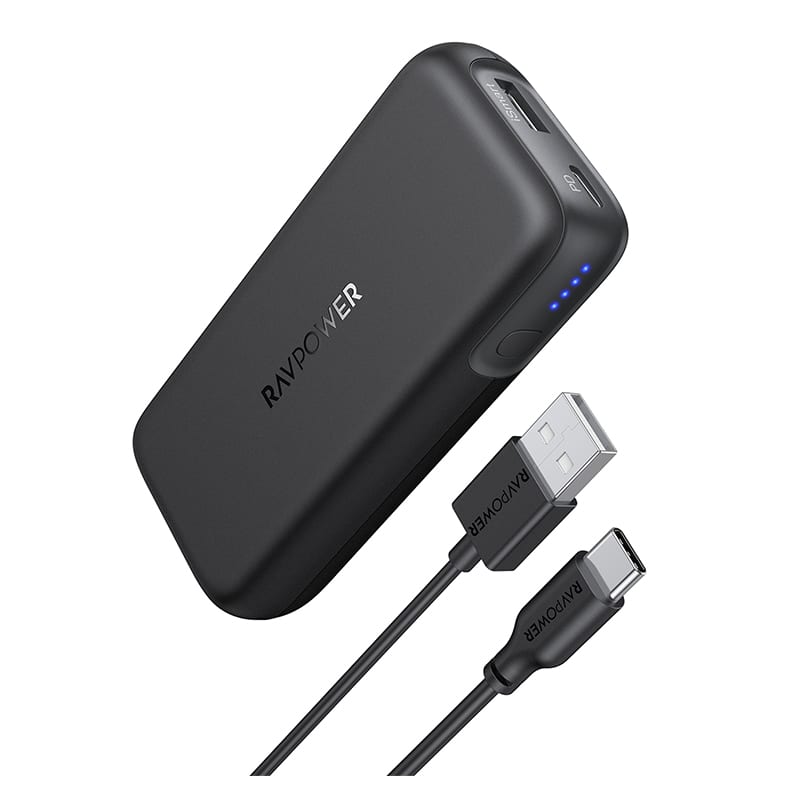 RAVPower RP-PB186 10000mAh Portable Charger – Black