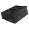 Orico 4 Bay 2.5″/3.5″ USB3.0 HDD|SSD Clone Dock – Black Orico 4 Bay 2.5″/3.5″ USB3.0 HDD|SSD Clone Dock – Black