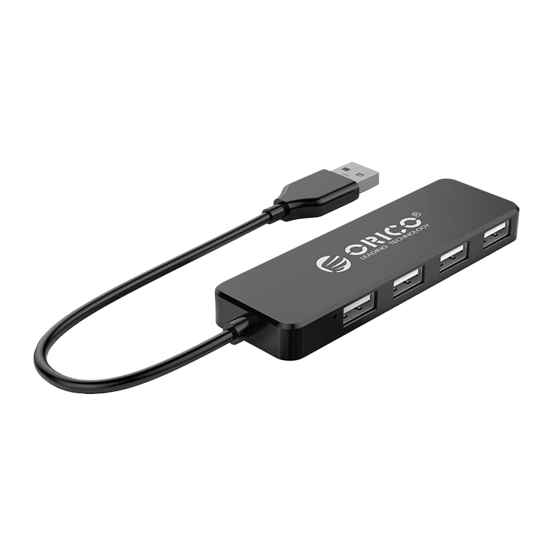Orico 4 Port USB2.0 Hub – Black