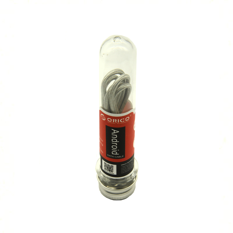 Orico Micro USB 1m ChargeSync Tube Cable – Silver