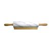 Heavy Duty Marble Rolling Pin with Wooden Handles Heavy Duty Marble Rolling Pin with Wooden Handles