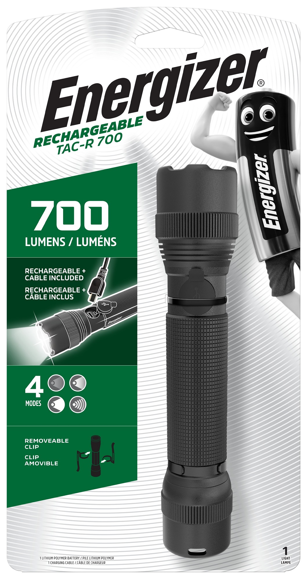 Energizer Rechargeable Tactical Light 700