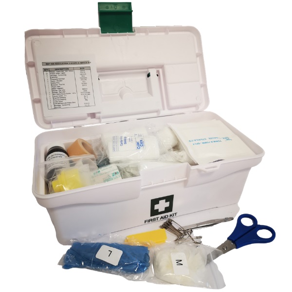 First Aid Kit – Regulation 3 – Shop and Office Kit in Plastic Case (47pc)