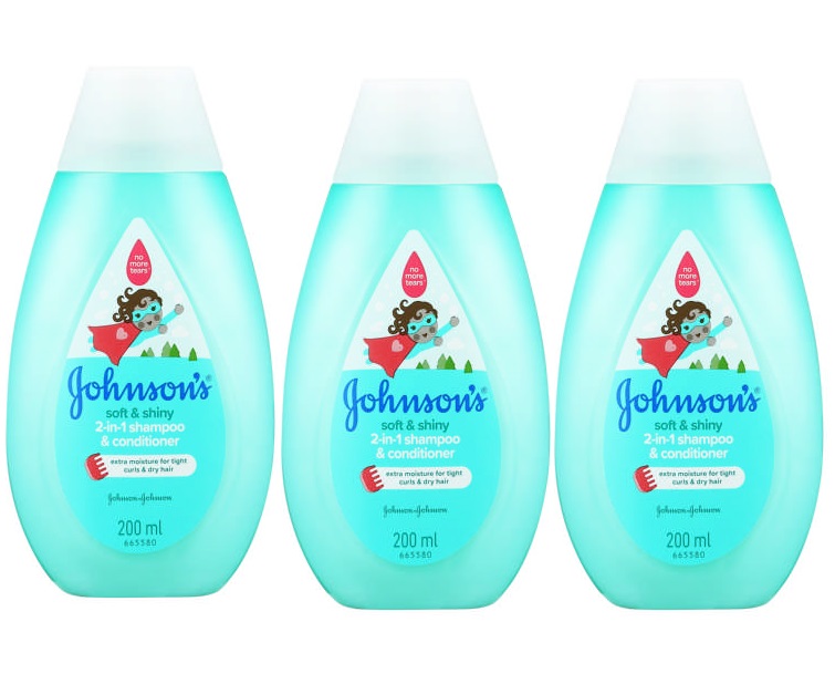 Johnson’s – Shampoo & Conditioner – Soft & Shiny (3 x 200ml)
