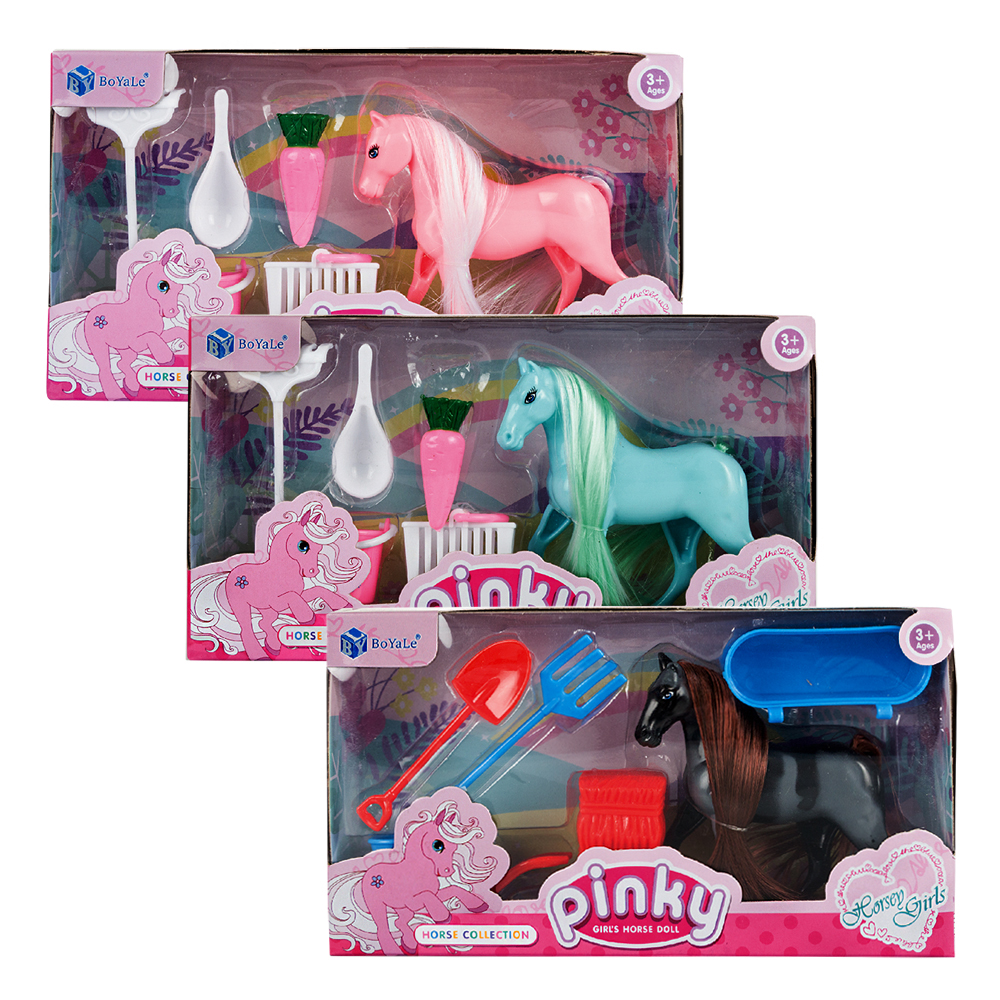 Pony Grooming Collection Toys – Set of 3