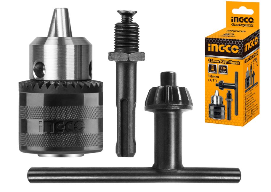 INGCO – 13mm Key Chuck with Adaptor