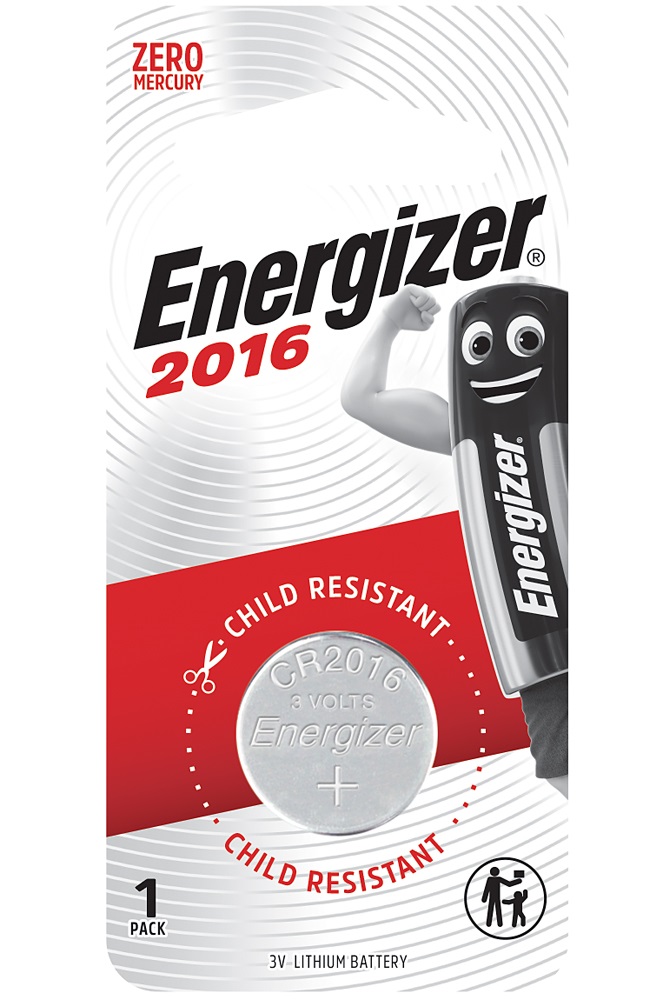 Energizer CR2016 3v Lithium Coin Battery Card 1