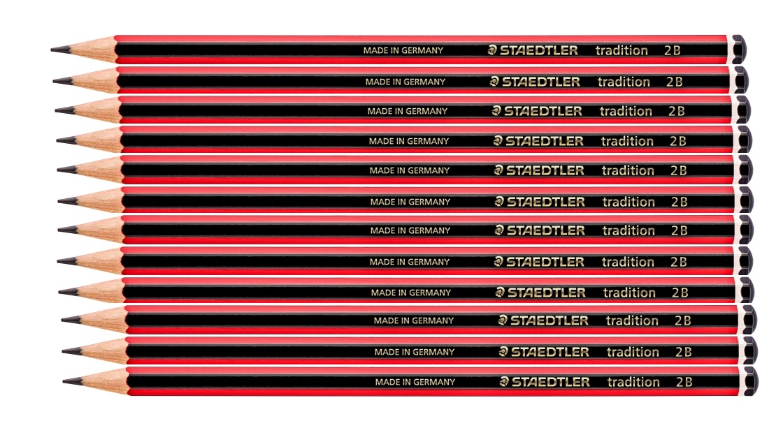 Steadtler Tradition 2B – 110 Pencil Box of 12