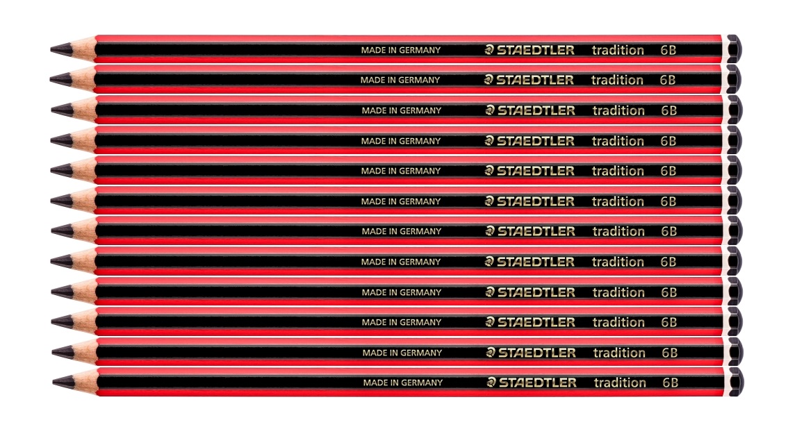 Steadtler Tradition 6B – 110 Pencil Box of 12