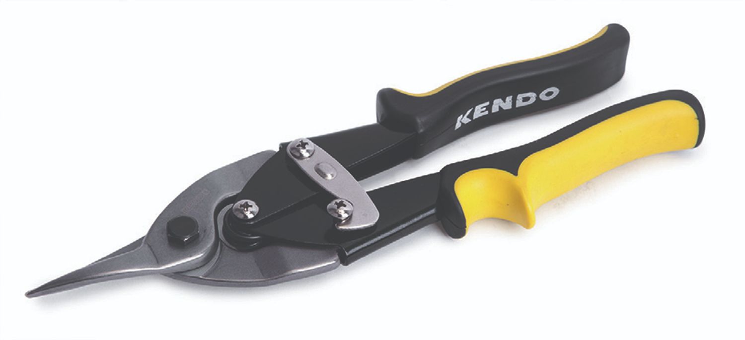 Kendo Aviation Tin Snips, Straight Cut 250Mm