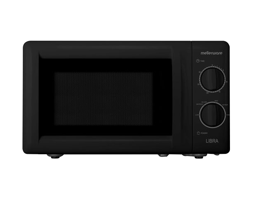 Mellerware Libra 700W 20L Capacity Manual Microwave Oven – Black