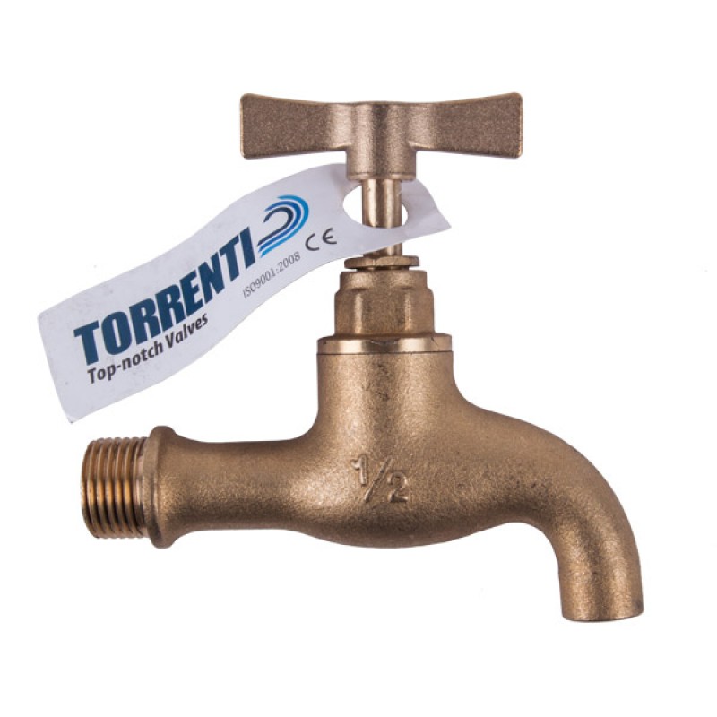 Torrenti Tap Brass Plain 200 x 15Mm