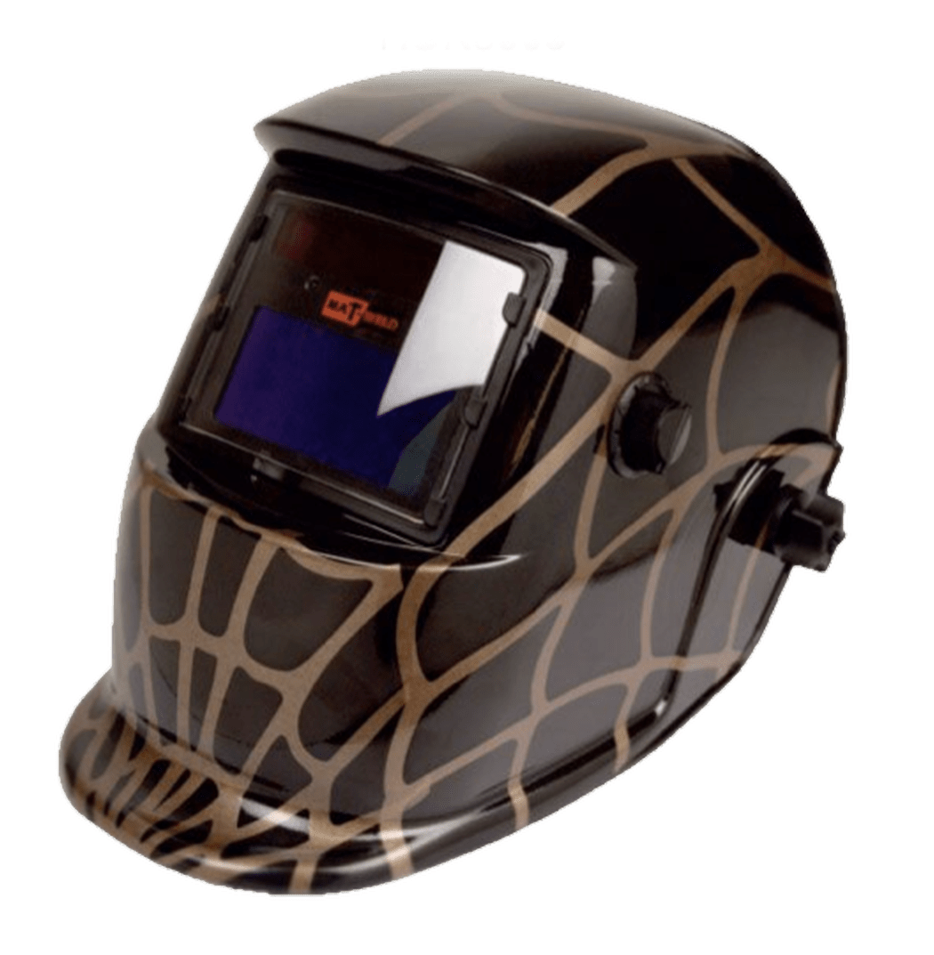 Matweld Helmet Auto Dark with GrIndustrial  Black Web