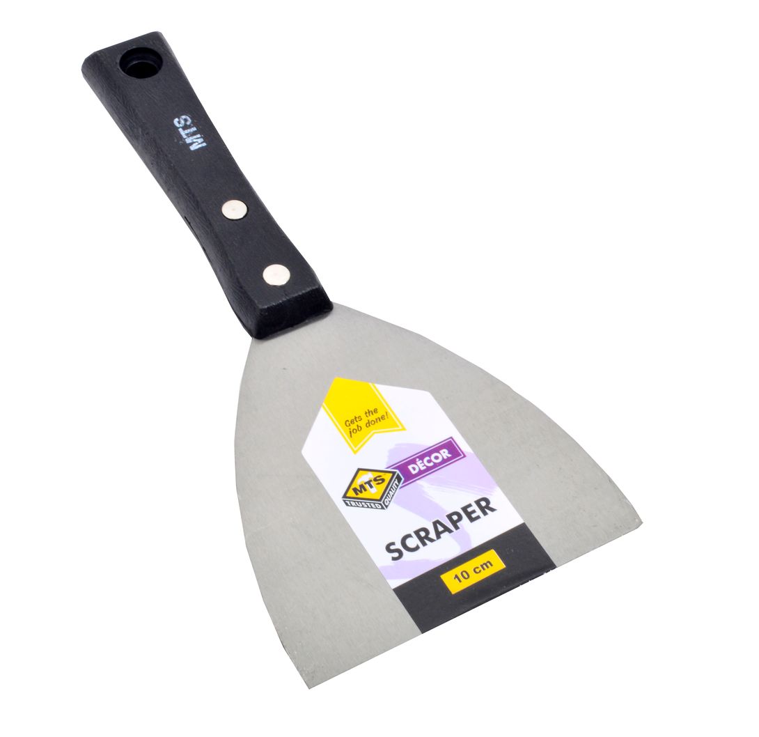 MTS Scraper Black Handle 10Cm