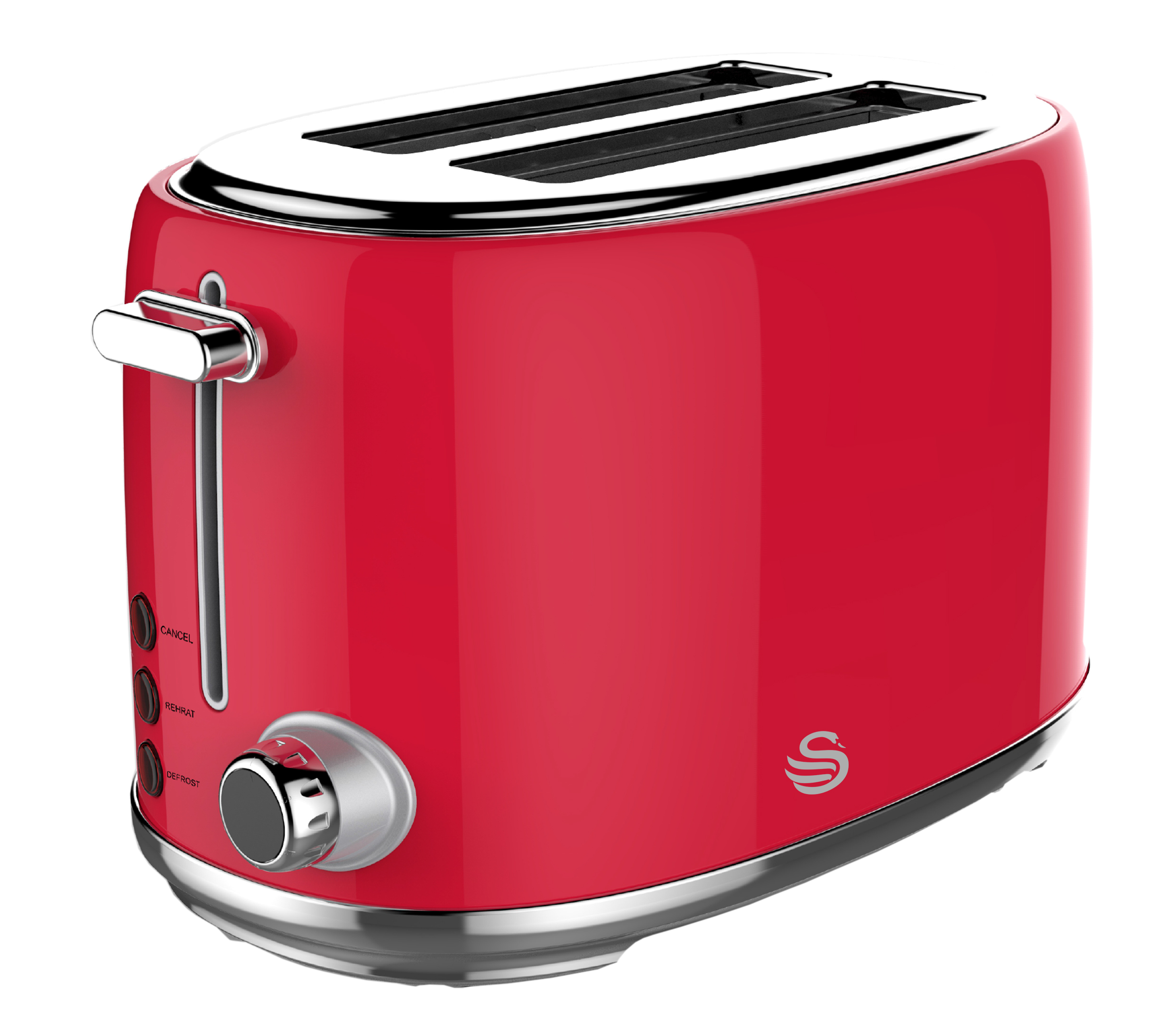 Swan Red Retro 2 Slice Toaster