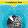 MTS Home Bath Plug & Chain – Black MTS Home Bath Plug & Chain – Black