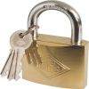MTS Padlock Brass/Pl 63mm D/Blist Wz363 MTS Padlock Brass/Pl 63mm D/Blist Wz363
