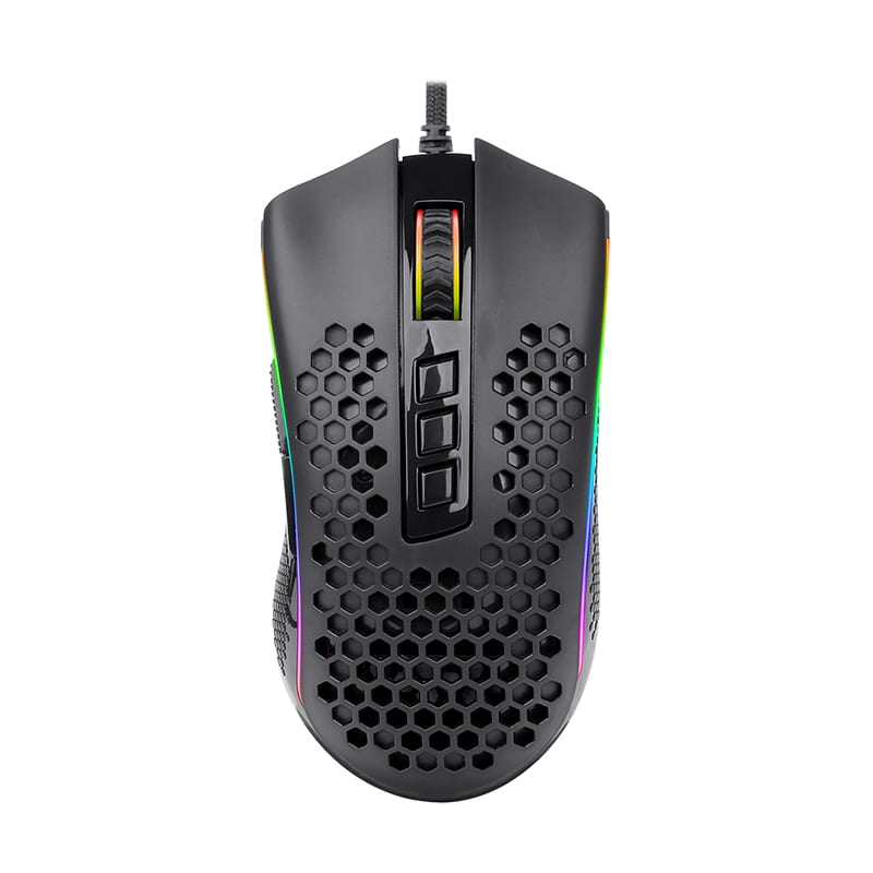 Redragon M808 STORM Lightweight RGB Gaming Mouse – Black