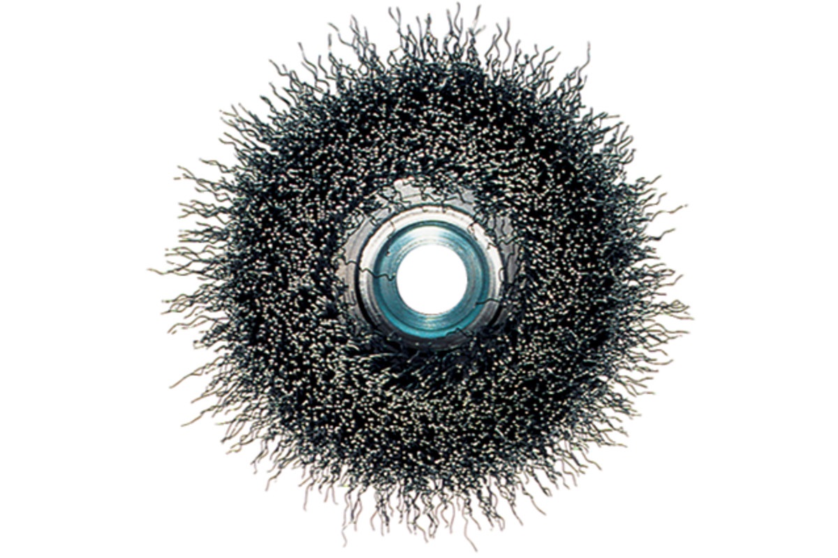 Metabo – Cup Brush – Steel Wire, Crimped (75mm x 0.3mm/ M 14) (623715000)