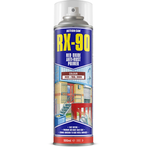 Action Can Red Oxide Anti Rust Primer Rx-90 500Ml