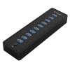 Orico 10 Port High speed USB 3.0 Hub with power supply – Black Orico 10 Port High speed USB 3.0 Hub with power supply – Black