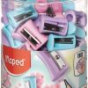 Maped Vivo Pastel 1 Hole Sharpeners – Tub of 75 Maped Vivo Pastel 1 Hole Sharpeners – Tub of 75