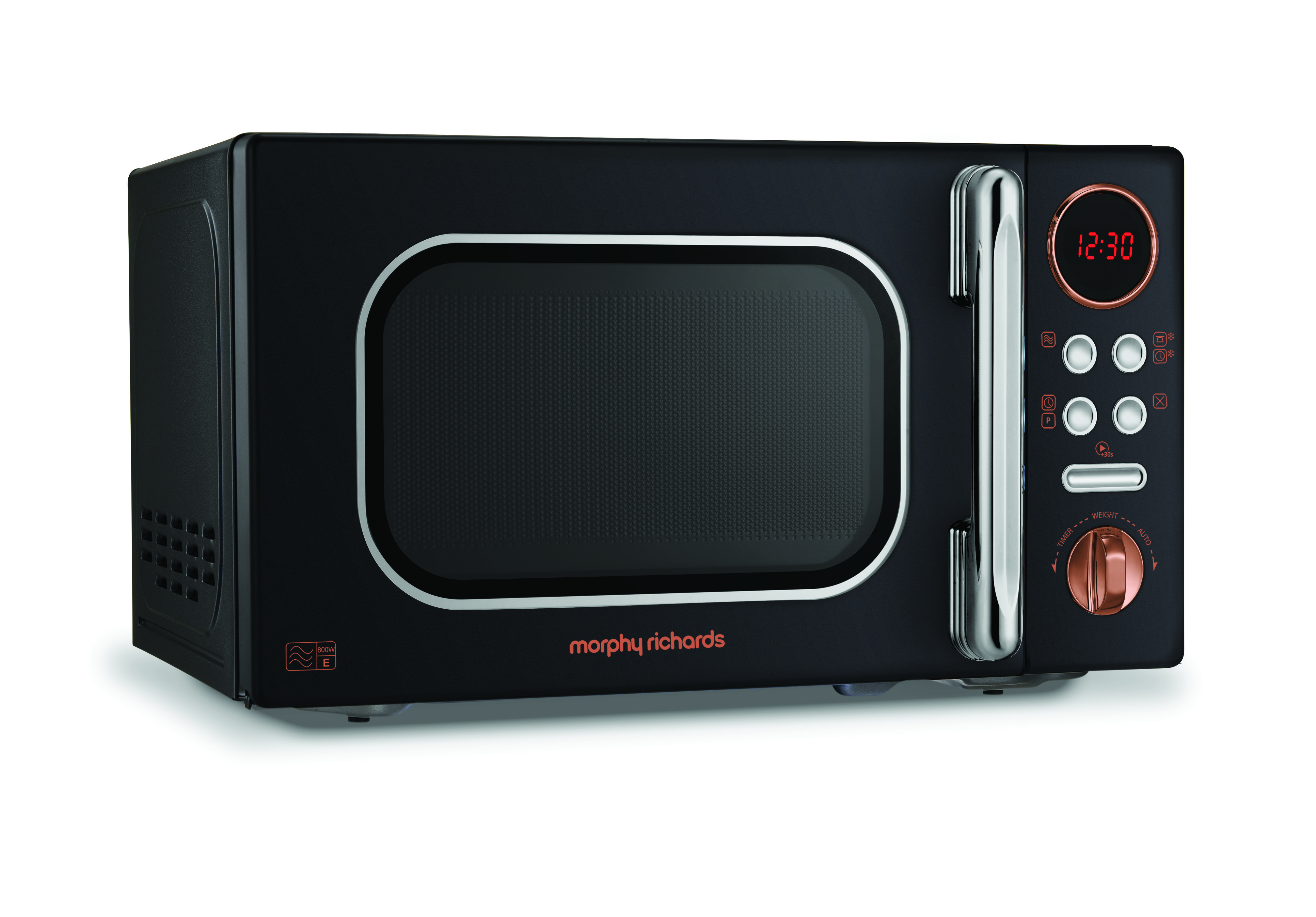 Morphy Richards – 20 Litre 800W Accents Digital Microwave – Rose Gold Black