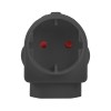 Electricmate Schuko/Euromate Adaptor – Black Electricmate Schuko/Euromate Adaptor – Black
