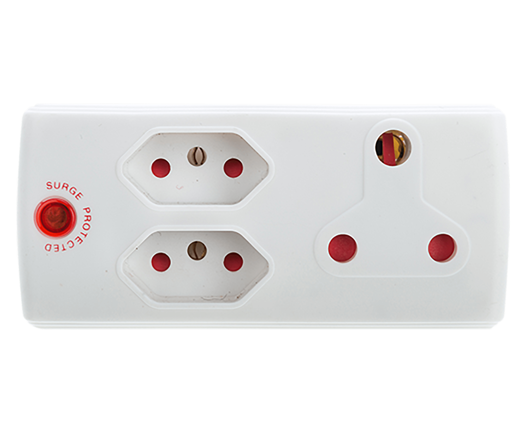Electricmate 1×16+2×5 3 Pin Adaptor Surge – White