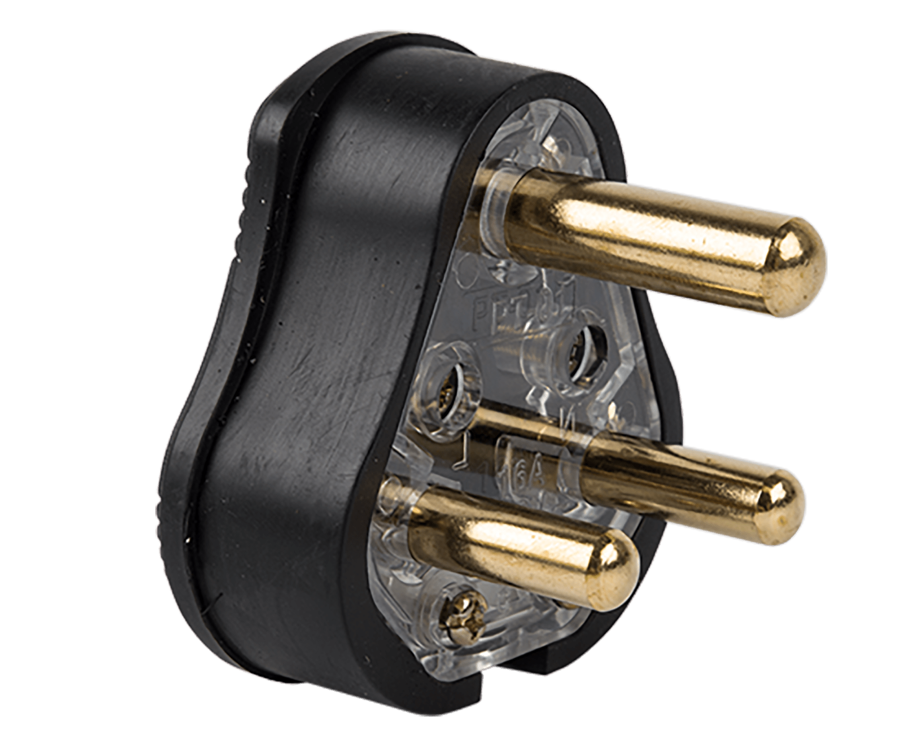 Electricmate Heavyduty Solid Bras/Pin Rubber Plug Top