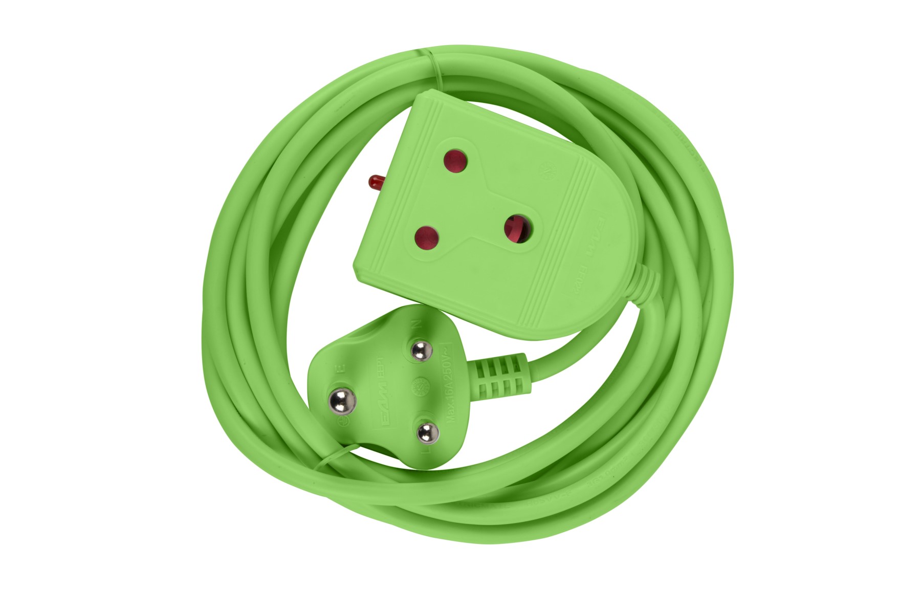 Electricmate 16A 3m Extension Lead – Green