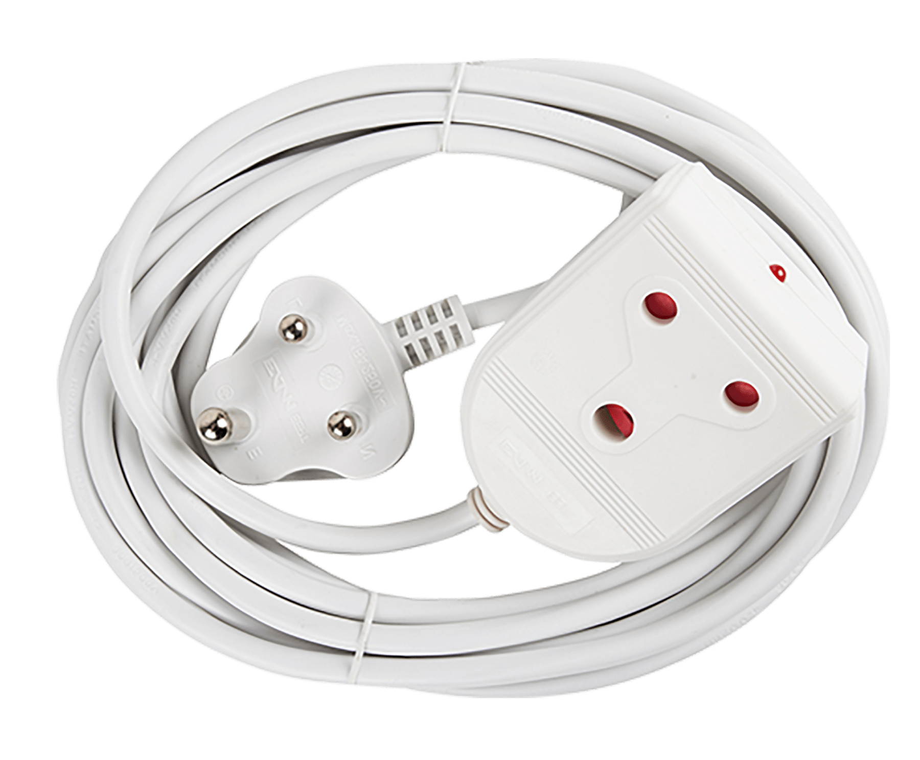 Electricmate 16A 5m Extension Lead – White