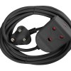 Electricmate 16A 5m Extension Lead – Black Electricmate 16A 5m Extension Lead – Black