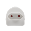 Electricmate Single Euromate Adaptor – White Electricmate Single Euromate Adaptor – White