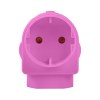 Electricmate Schuko/Euromate Adaptor – Pink Electricmate Schuko/Euromate Adaptor – Pink