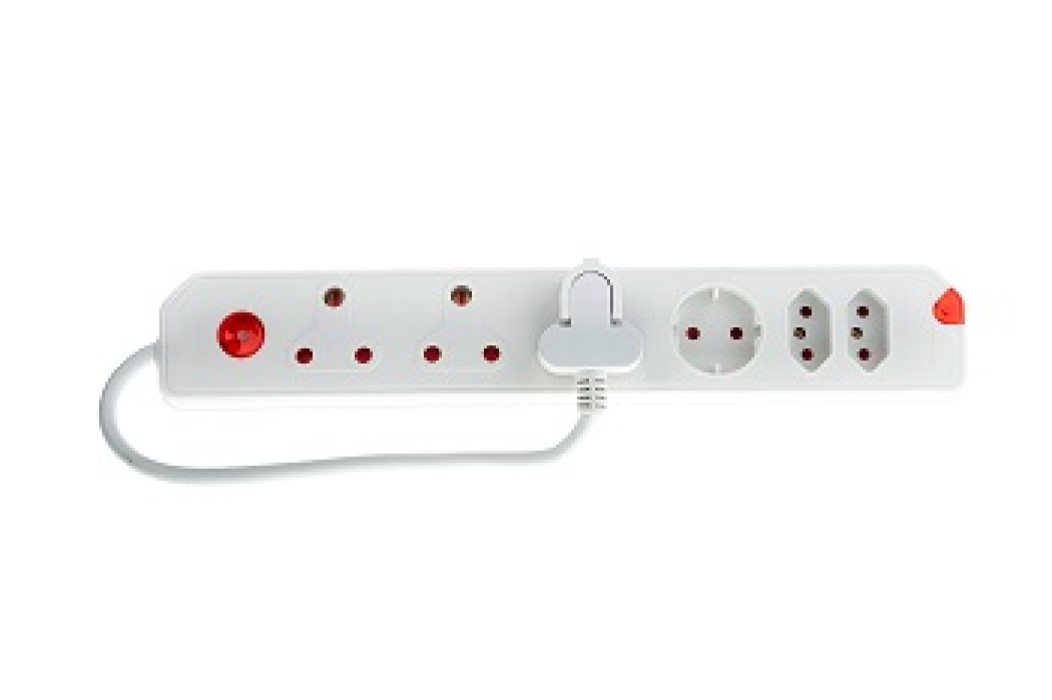 Electricmate 6Way Multi Plug Over Load