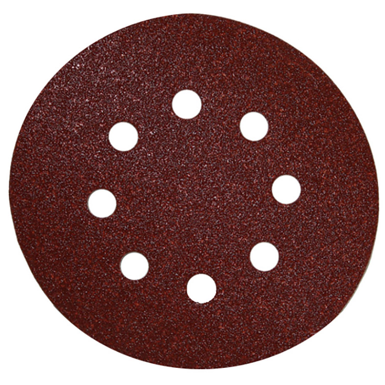 Sanding Disc 125Mm 120 Grit with Holes 10 Pack Hook And Loop