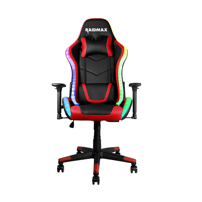 Raidmax DK925 Gaming Chair ARGB Lighting – Black/Red