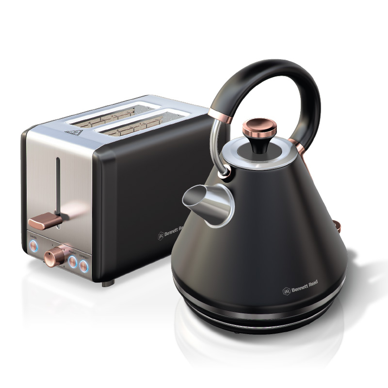 Bennett Read Midnight 1.7L Kettle & Toaster Set