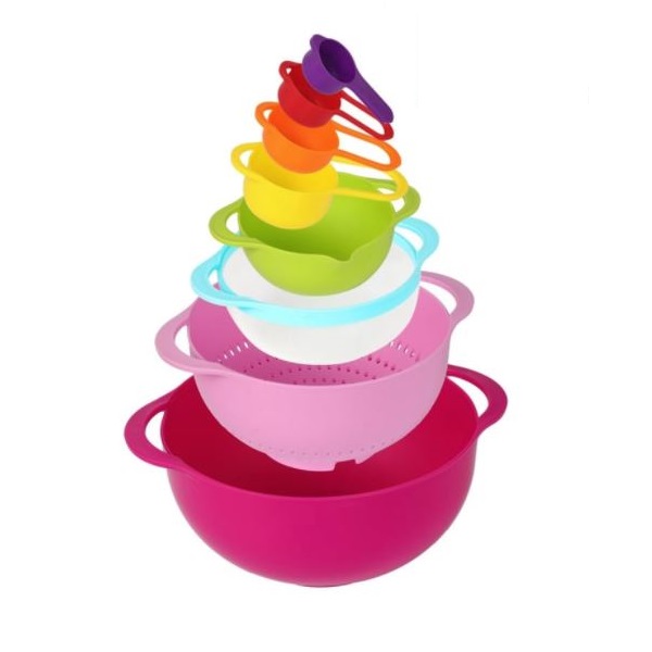 Stacker – Nesting Bowl Set – Multi-Colour (10-Piece Set)