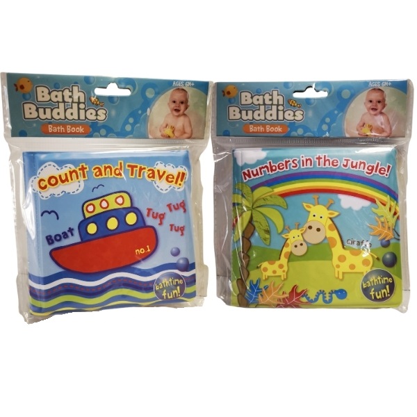 Baby Bath Book – Numbers in the Jungle & Count and Travel