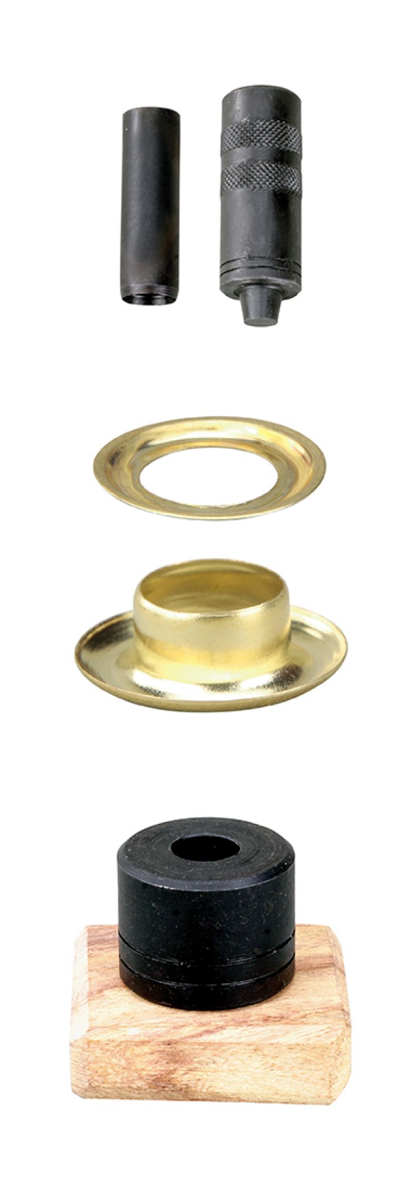Groz Grommet Kits 10Mm 12 Brass Grommets
