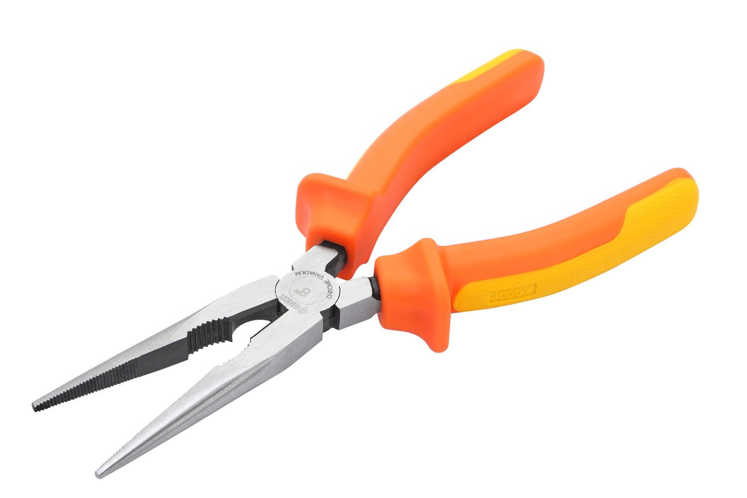 Groz Plier Long Nose 150mm 1000V Insulant