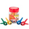 Clamp Spring Nylon 25mm 15 Piece Plastic Jar Various Colours Clamp Spring Nylon 25mm 15 Piece Plastic Jar Various Colours