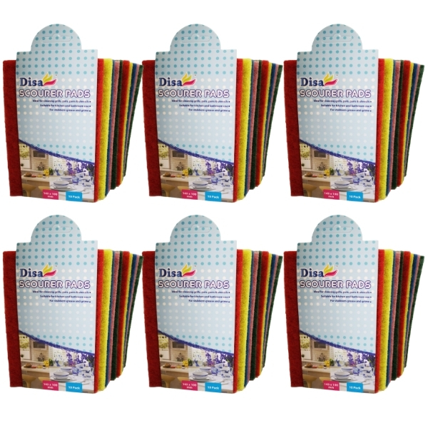 Disa – Cleaning Scourer Pads – Bulk Pack of 6